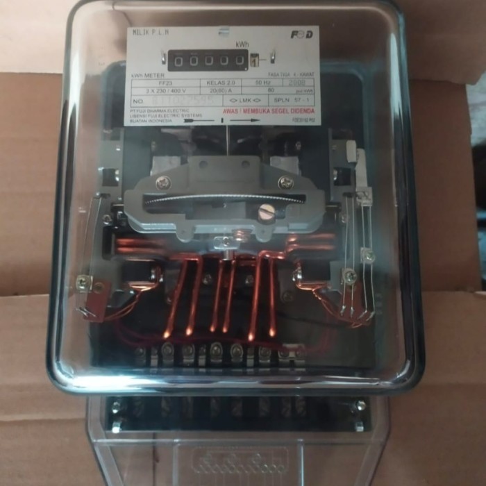 ] kWh Meter 3 Phase 3P Alat Pembanding Meter Listrik PLN Analog Gudang