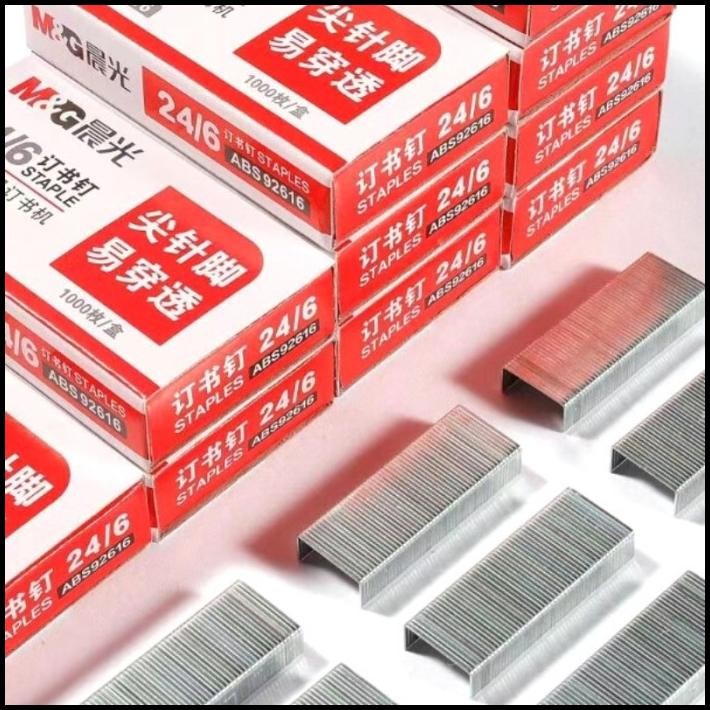 

Triple W Isi Stapler Hekter Ukuran Besar No 3 24/6 1Box 1000 Pcs