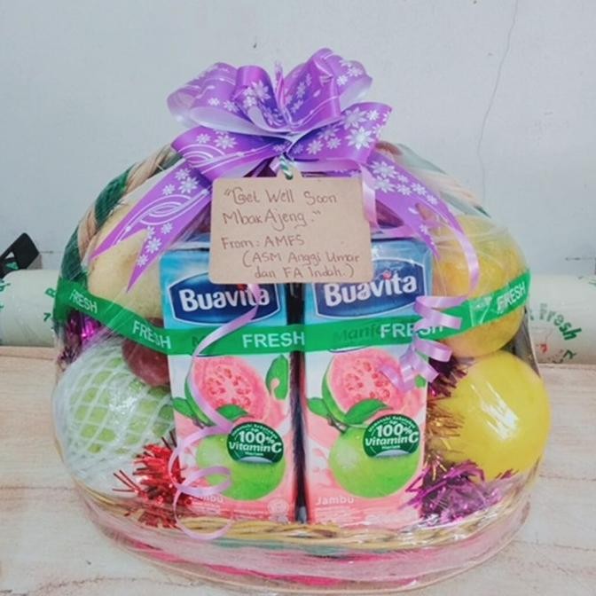 

Parcel Buah Segar Keranjang Besek Hampers BS81