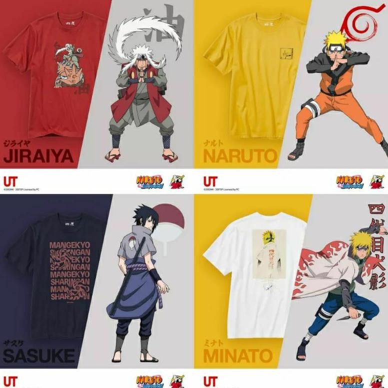 Terbaru Kaos Uniqlo Naruto Akatsuki 20Th Anniversarykaos Ut Anime