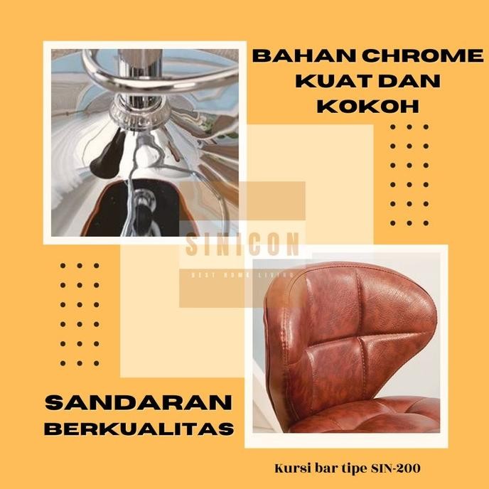 Kursi Bar 200 / Kursi Bar Informa / Bar Stool Hidrolik / Kursi Cafe Asli