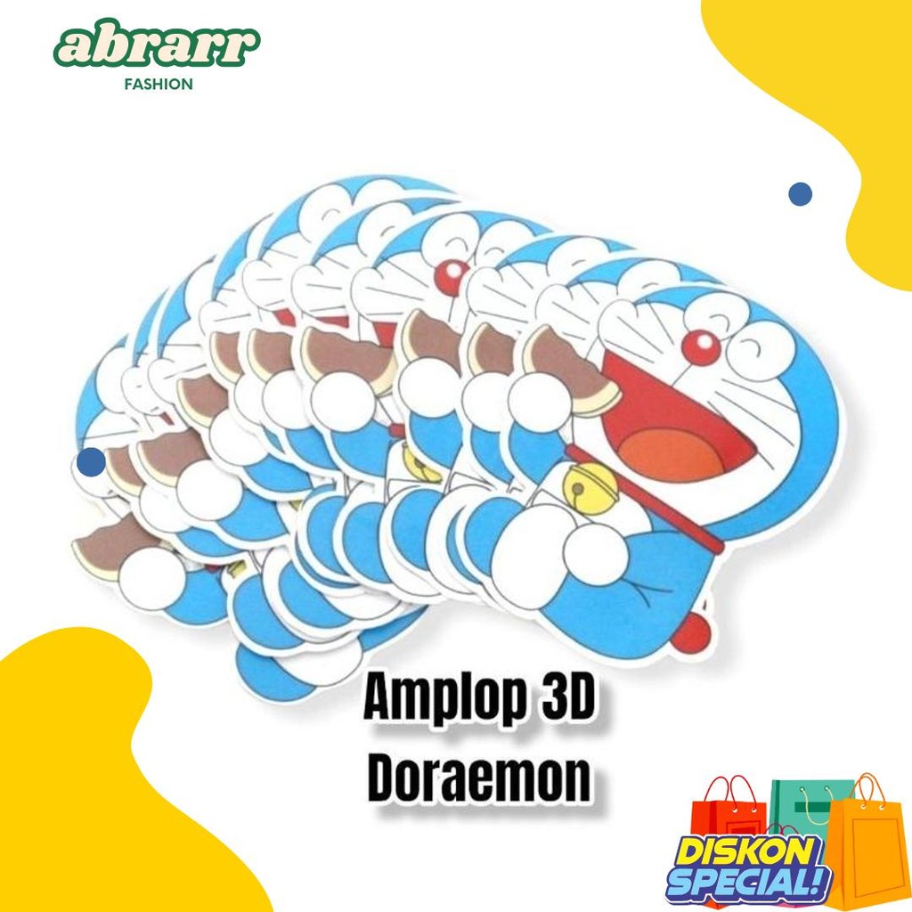 

Amplop Angpau 3D Karakter Doraemon Isi 10 Pcs (Lagi Diskon)
