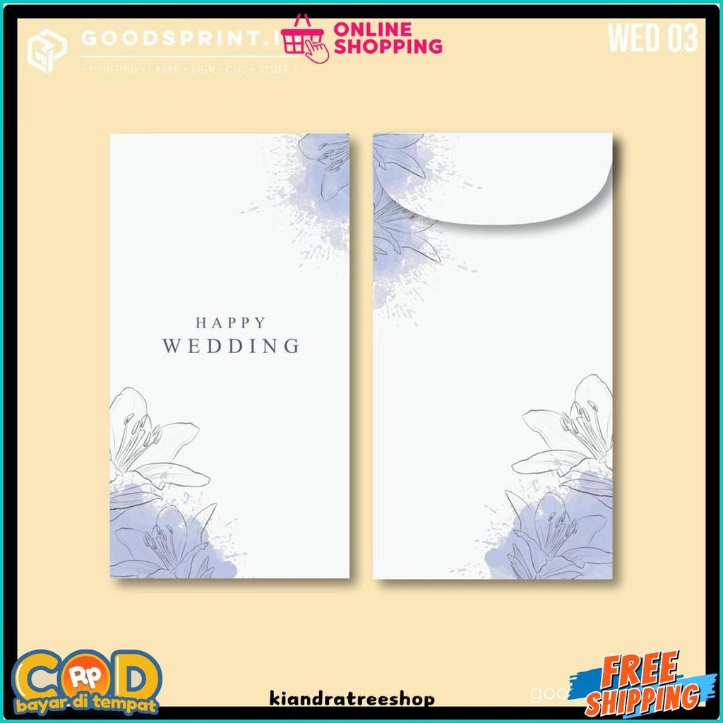 

Isi 6 Pcs Amplop Kondangan Angpao Wedding Amplop Custom Angpau Birthday Custom (Lagi Rame)