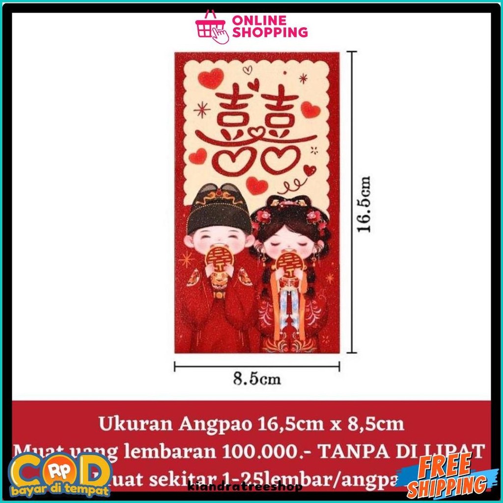 

[1Set Isi 6Pcs 6Motif] Kantong Amplop Angpao Motif Pengantin Groom Bride Wedding Design Aesthetic Lucu Angpau (Order Sebelum Ketinggalan)