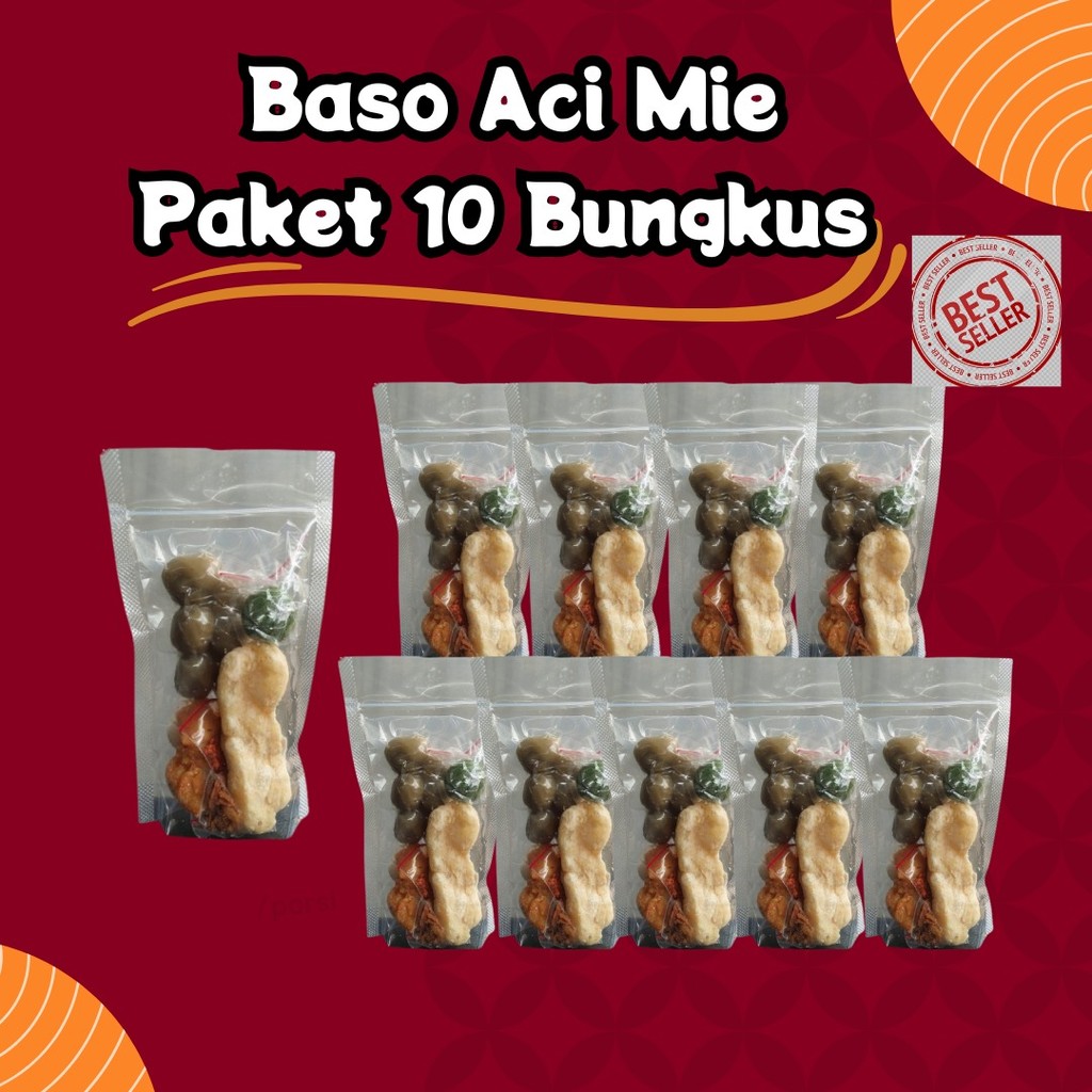

Baso Aci Mie Makanan Instan Murah HALAL isi 10pcs