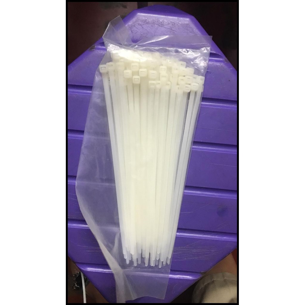 

GRATIS ONGKIR CABLE TIES / KABEL TIES HITAM/PUTIH 20CMX 4.8 !!!!