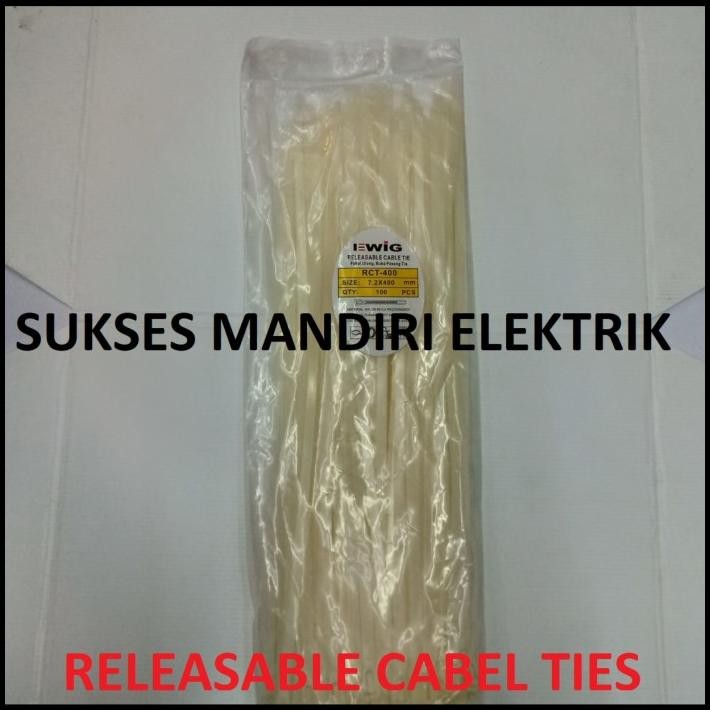 

GRATIS ONGKIR KABEL TIES RELEASEABLE 7.2X400MM (40CM)/ KABEL TIES BUKA 40 CM !!!!!!