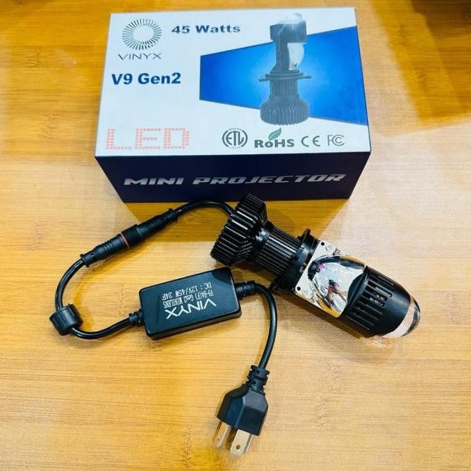 PROJECTOR BILED MINI H4 VINYX V9 gen 2 45watt