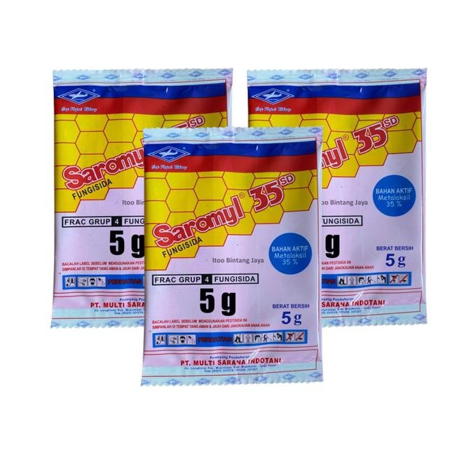 Saromil 5 Gr Fungisida Sistematik Pencegah Daun Kuning Pada Jagung  Produk Original Pabrik