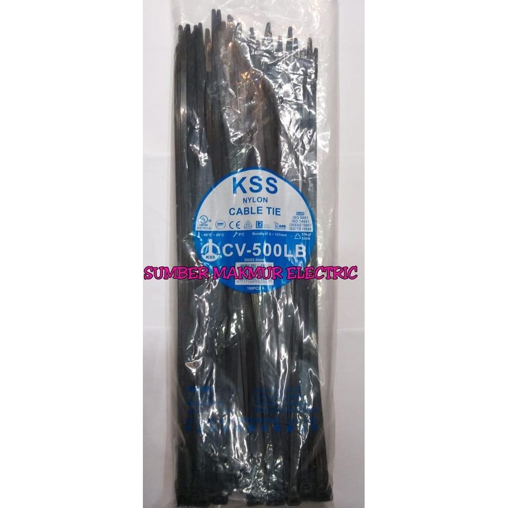 

TERBARU - Cable Ties CV-500L / Kabel Ties 50cm Brand KSS