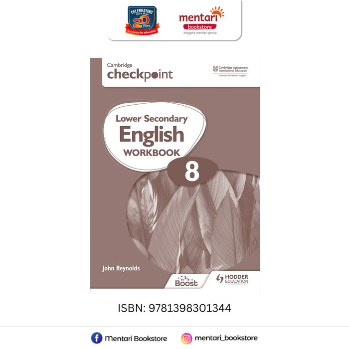 

Hodder Cambridge Checkpoint Lower Secondary English 3rd Edition