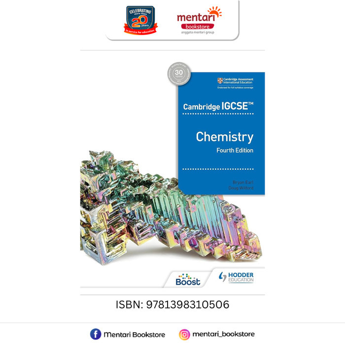 

BISA GOSEND! Hodder Cambridge IGCSE Chemistry 4th Edition Buku SMA