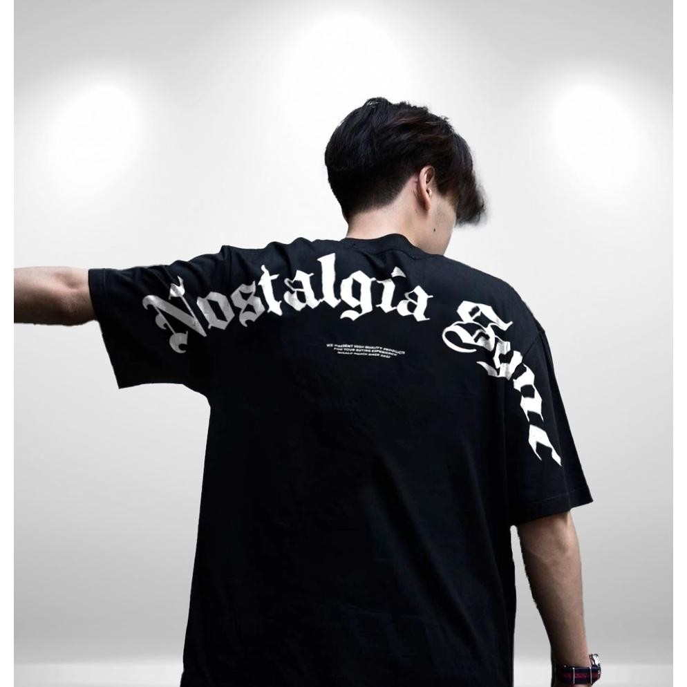 Bsl 61 Bisalo Baju Kaos Pria Wanita Lengan Pendek Motif "Nostalgia Sync" Digital Printal Kaos Distro