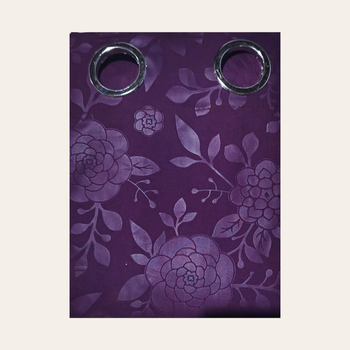 TERLARIS GORDEN SMOKRING EMBOS uk 135x 220 Abu - Abu - Ungu, 115cm x 150cm