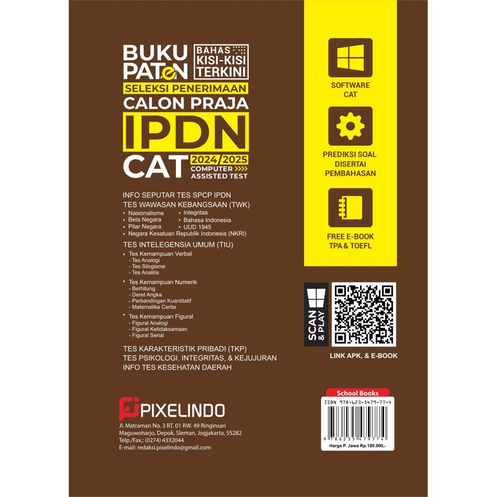

Stocking Buku Tes Bahas Kisi Kisi Paten Calon Praja Ipdn 2024 2025