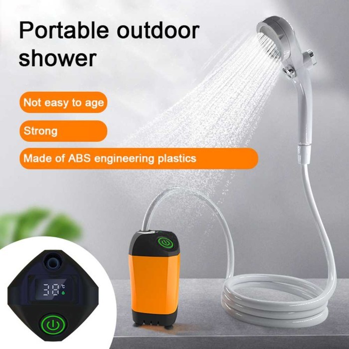 Shower Portable Shower Travel Outdoor Camping Travel Digital Display