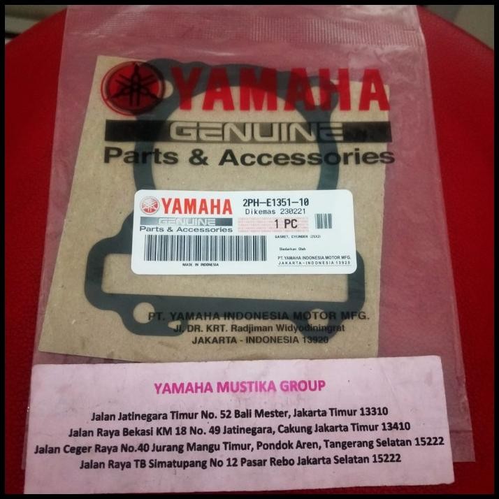 Paking Blok Mio M3, Soul Gt 125, Mio S, Fino 125 Original Yamaha