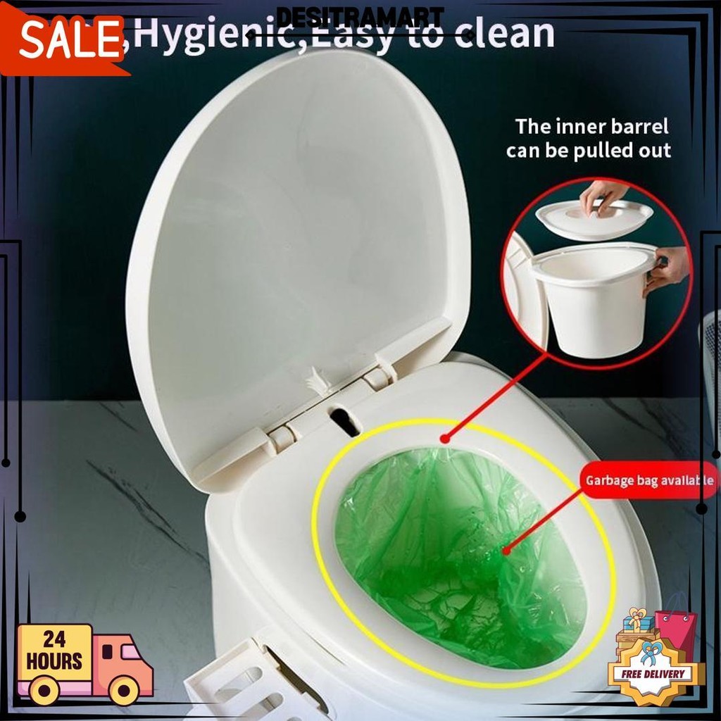 Heino Toilet Portable Dewasa Aman Di Gunakan Kursi Toilet Duduk Hamil Maupun Lansia Tinggi Kursi Toi