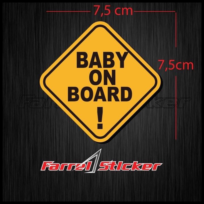 

GRATIS ONGKIR STIKER BAYI STICKER BABY ONBOARD !!