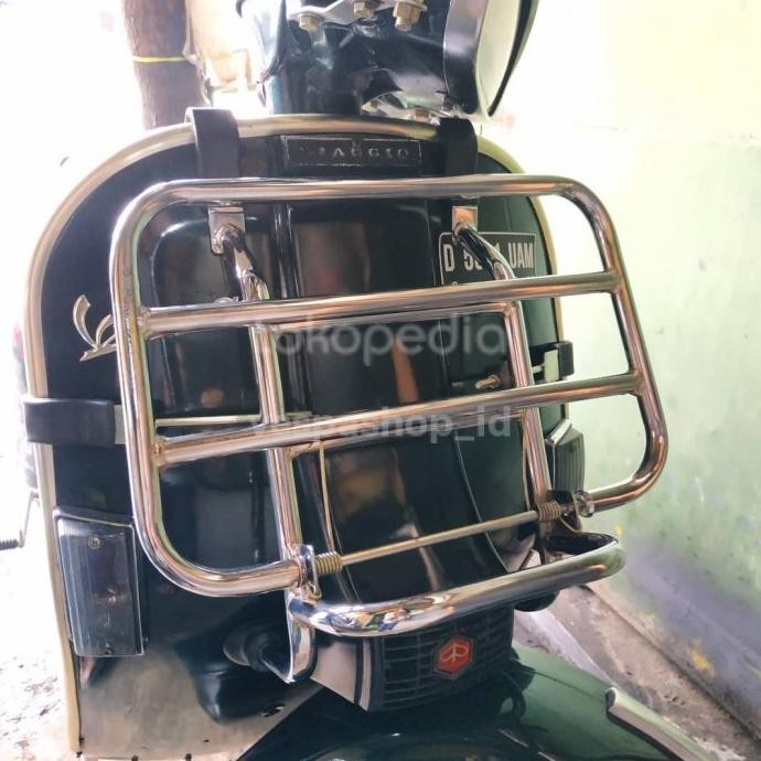 Ori - Front Rack / Rak Depan Vespa Px, Excel, Exclusive Strada Chrome