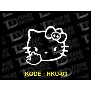 

DISKON STICKER HELLO KITTY UNIK (HKU 03) !!!
