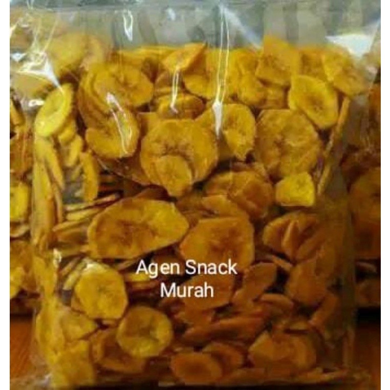 

KERIPIK PISANG MANIS 500GR (1/2KG) /KERIPIK PISANG KOIN/MAKANAN RINGAN/CREMILAN/SNACK KILOAN