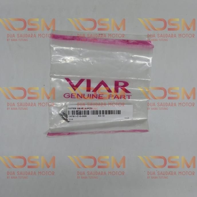 ORGINAL KUKU KLEP MOTOR RODA 3 VIAR KARYA 100 CC (MATIC) / COTTER VALVE