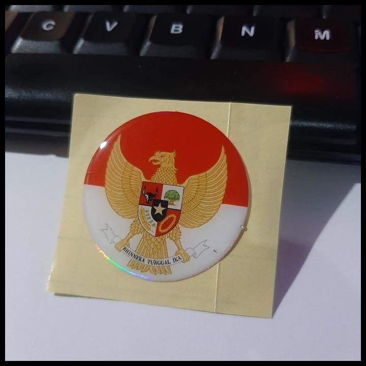 

TERMURAH STICKER TIMBUL RESIN GARUDA PANCASILA MERAH PUTIH LOGO KECIL SATUAN !!!!!