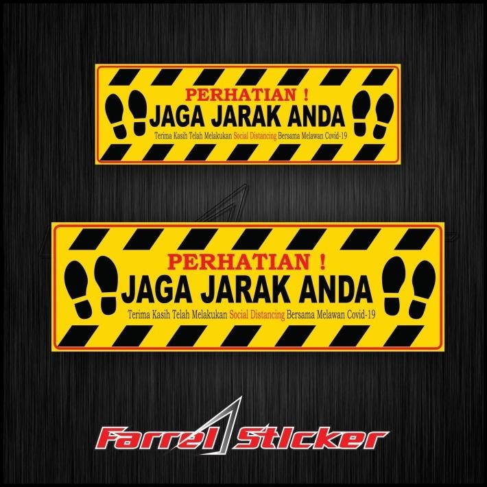 

GRATIS ONGKIR STIKER JAGA JARAK STICKER SOCIAL DISTANCING !!!!!