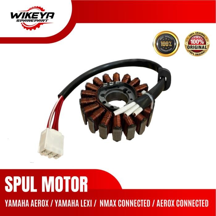 SPUL ASSY MOTOR YAMAHA AEROX 155 YAMAHA LEXI 125 NMAX ABS CONNECTED Import Premium