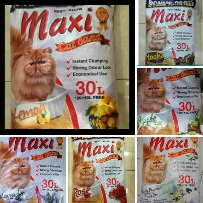 

PASIR MAXI CAT SAND 30 LT-PASIR WANGI-PASIR KUCING-PASIR GUMPAL ORIGINAL