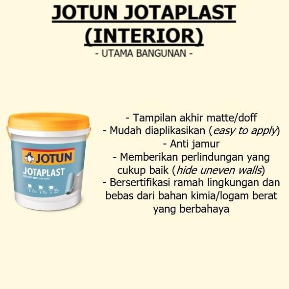 CAT TEMBOK INTERIOR JOTUN JOTAPLAST/EASY/MAJESTIC-SAGE GREEN/6013 ORIGINAL