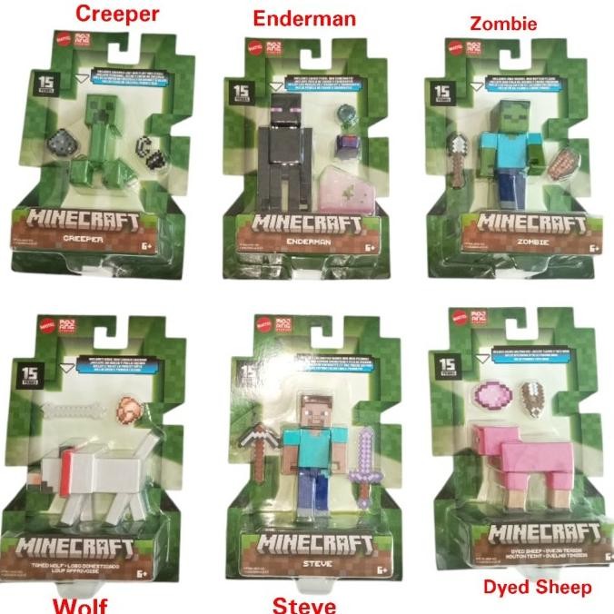 

MAINAN ANAK MINECRAFT BUILD A PORTAL ENDERMAN FROG CAT CREEPER STEVE ORIGINAL