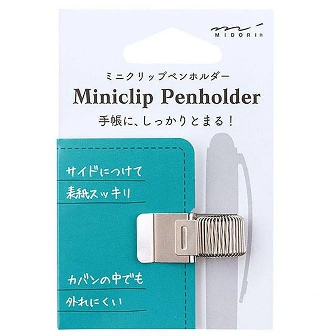 

TERMURAH - Midori Mini Clip Pen Holder - jepitan pen / pencil