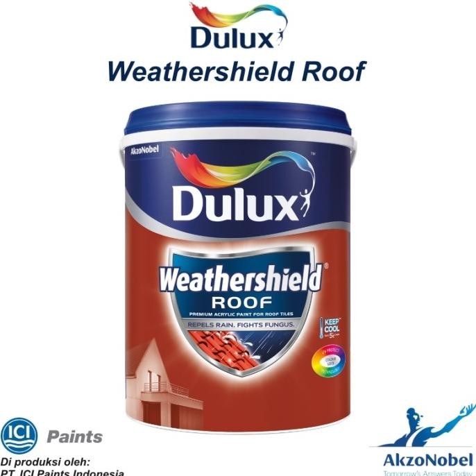 

CAT GENTENG DULUX WEATHERSHIELD ROOF 2.5 LT ORIGINAL