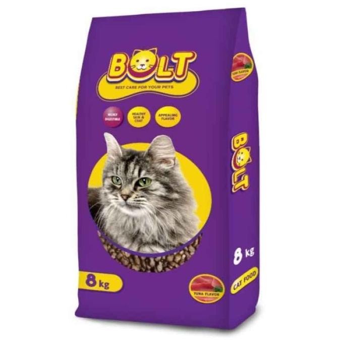 

MAKANAN KUCING BOLT CAT KIBBLE / BENTUK IKAN 20KG, GOJEK - GRAB ORIGINAL