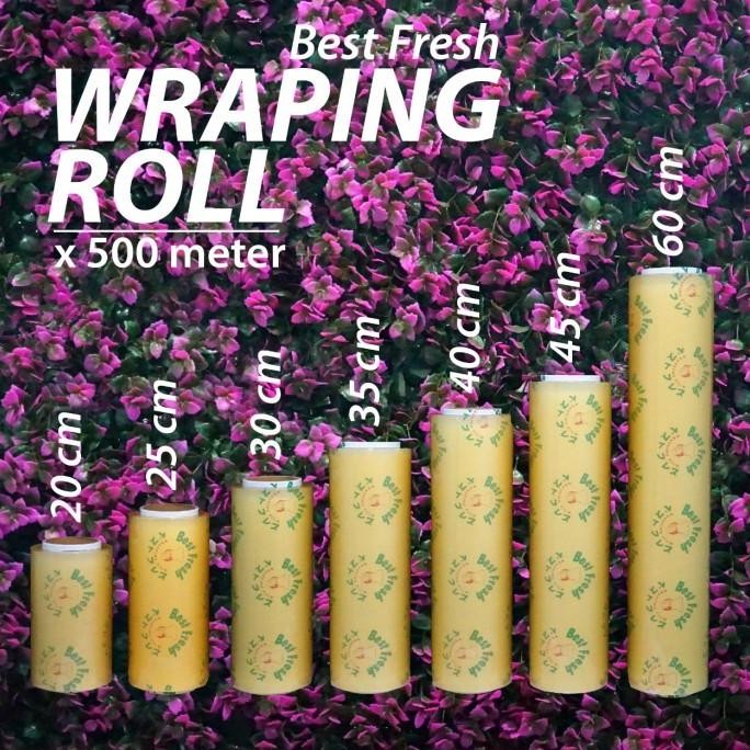 TERLARIS - (Depok) Plastik Wrap - Wrap Roll 45 cm x 500 m - Best Fresh