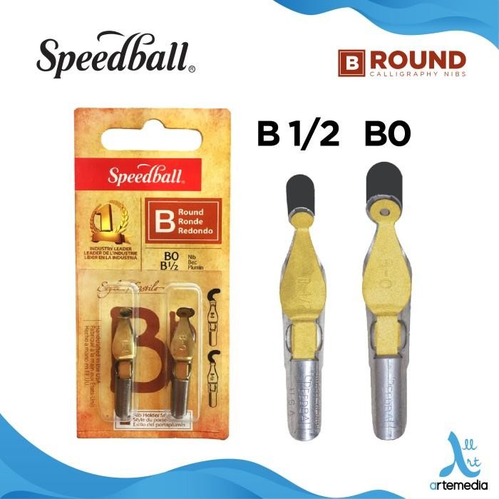 

Mata Pena Kaligrafi Speedball B Round Nibs Calligraphy
