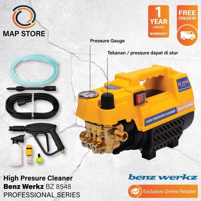 new jet cleaner benz bz 8548 mesin steam cuci mobil motor ac high pressure