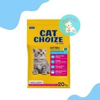 

MAKANAN KUCING CAT CHOIZE KITTEN SALMON MILK 20KG GRAB - GOJEK ORIGINAL