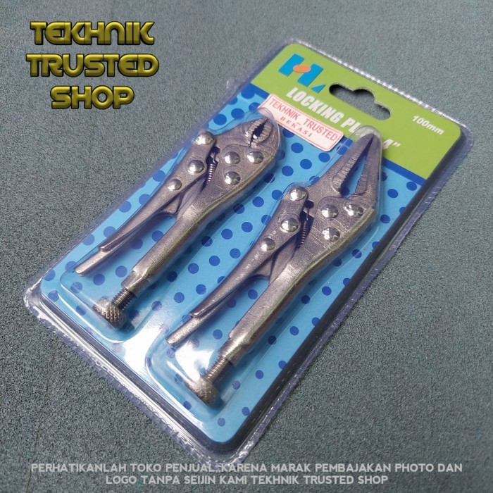 Mini locking plier 2pcs set tang jepit pengunci atau tang buaya