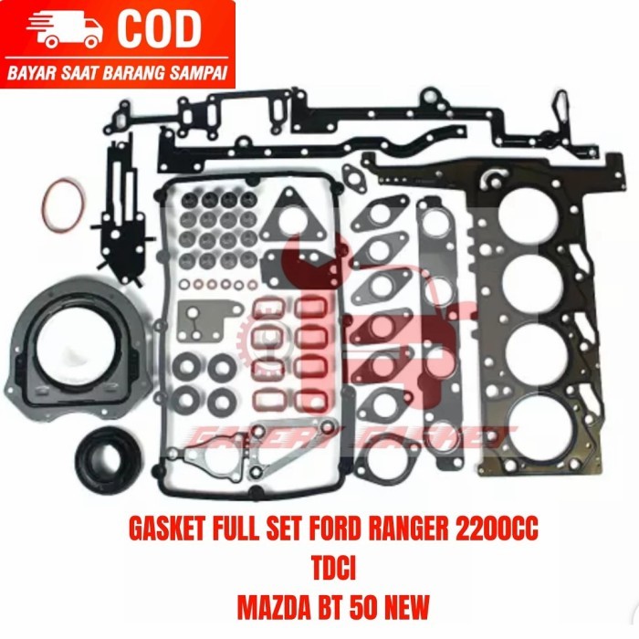 PAKING FUL SET FORD RANGER 2,2 CC TDCI GASKET KIT FULL RANGER 2200CC