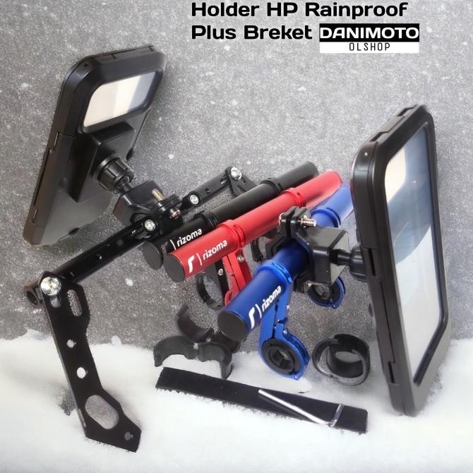 baru holder hp motor waterproof anti air nmax xmax pcx adv vario aerox beat
