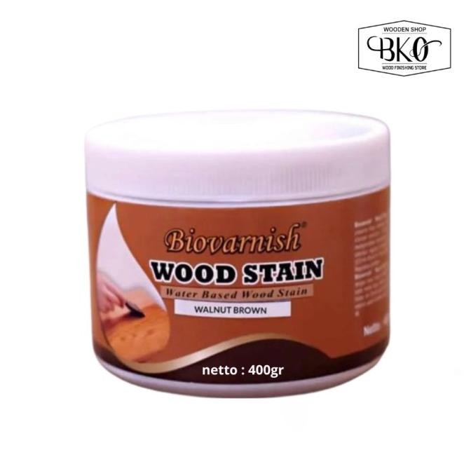 

CAT KAYU WOODSTAIN CUP 400GR WATERBASED BIOVARNISH ORIGINAL