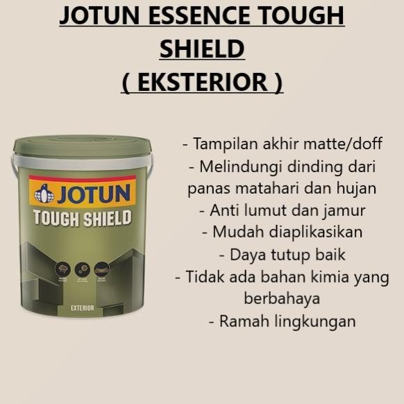 

CAT TEMBOK EKSTERIOR JOTUN TOUGH SHIELD/ULTRA/EXTREME-BATTLESHIP GREY ORIGINAL