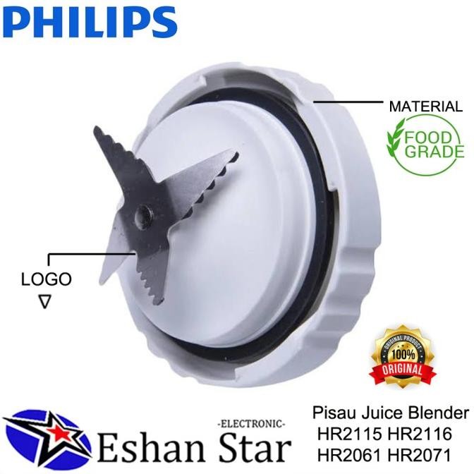 

Berkualitas Pisau Blender Philips HR 2115/2116 Asli Original