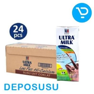 

Terlaris Ultra Milk Susu Uht Low Fat High Calcium 24X250Ml, Chocolate | Plain Ready Stok