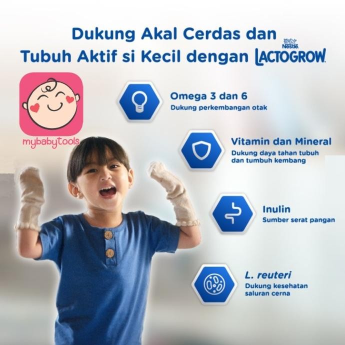

Lactogrow 3 4 Vanila Madu Susu Pertumbuhan Anak 1-3 Tahun 3-5 Thn 1Kg