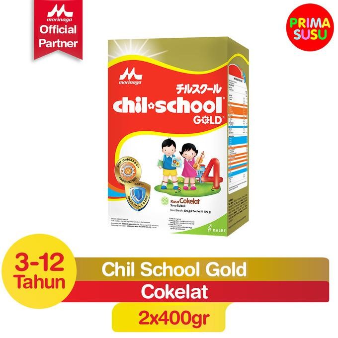 

Chil School 4 Gold 800 Gram, Madu, Vanila, Strawberry, Cokelat