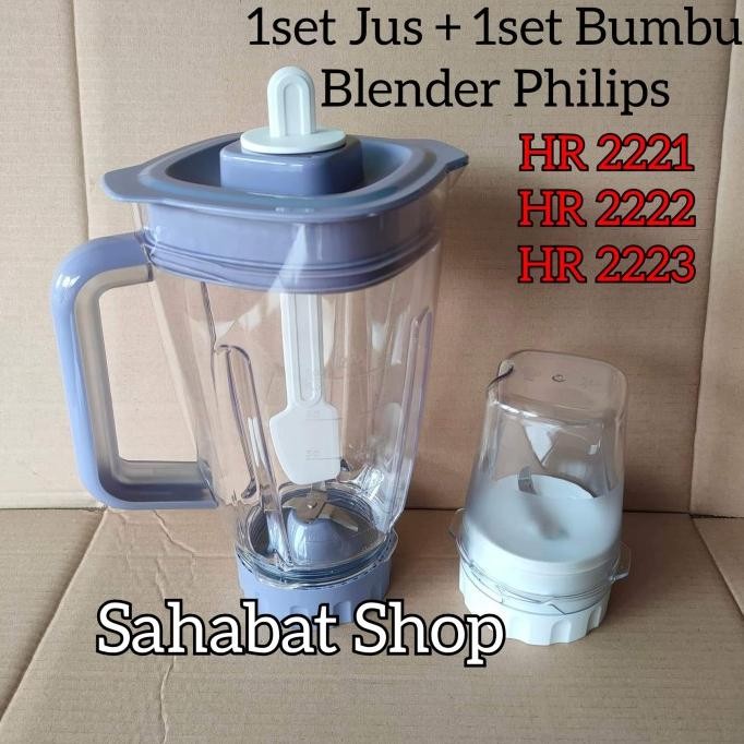 

Berkualitas FULLSET PISAU GELAS JUS + BUMBU BLENDER PHILIPS HR 2221 2222 2223